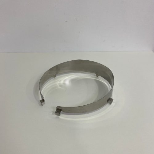 Reborde plato llano metálico