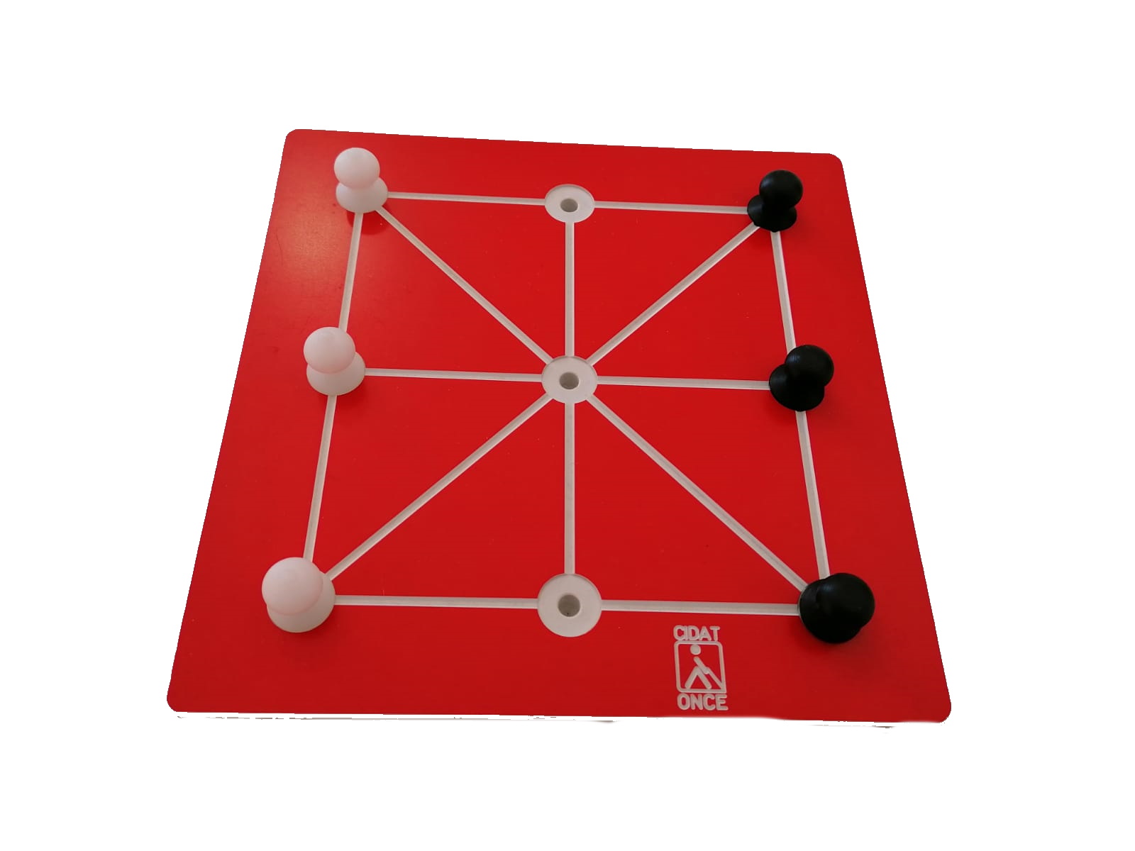 Tablero rojo de la ONCE