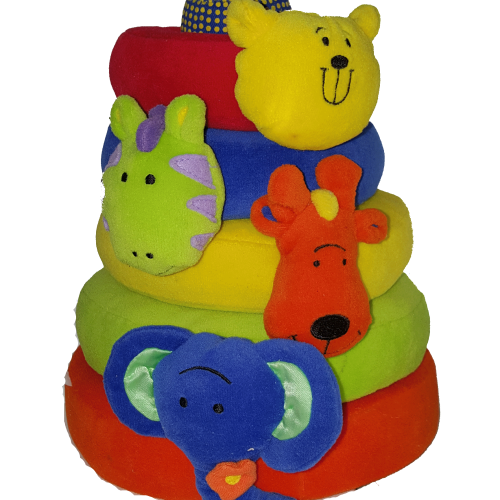 Aros apilables de tela