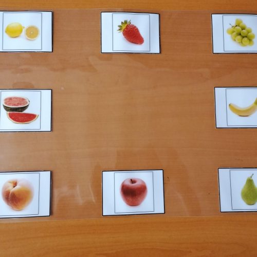 Tablero frutas