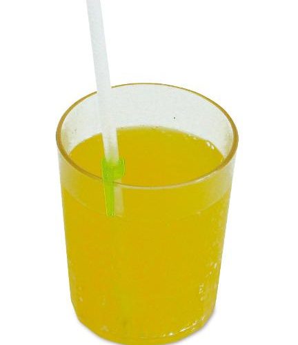 Pajita transparente fina