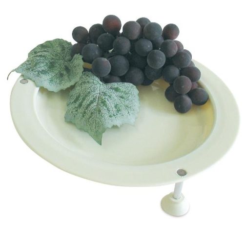 Plato plástico blanco