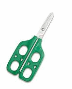 Tijeras adaptadas verdes