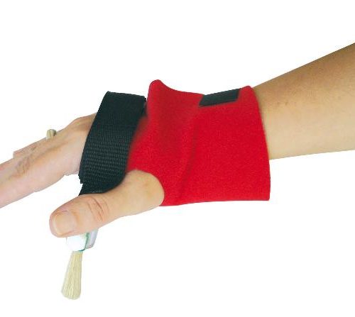 Guante adaptado pintura