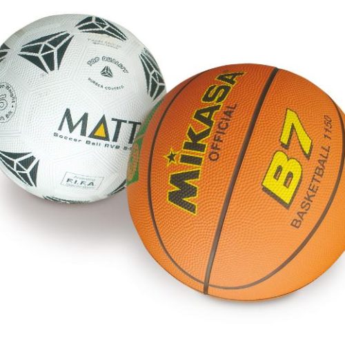 Pelotas fútbol y baloncesto