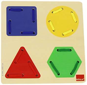 Enhebrar formas geométricas