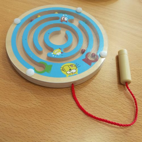 Laberinto magnético circular