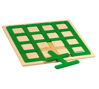 Puzzle rompecabezas verde
