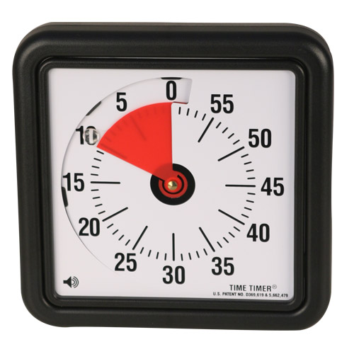 Reloj-minutero visual