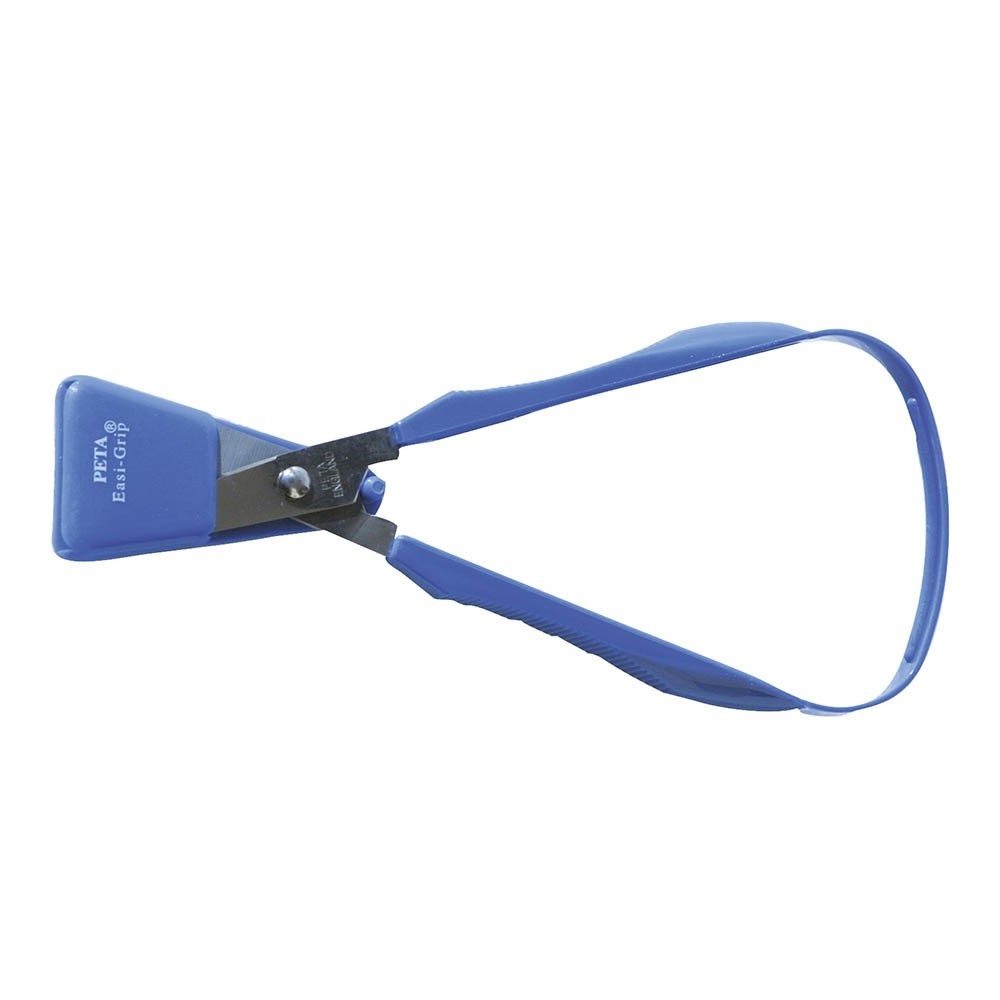 Tijeras easy-grip azules