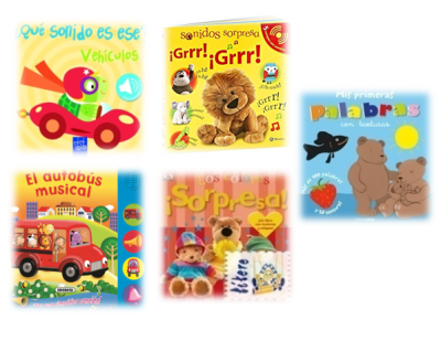 Portadas de los libros de textura