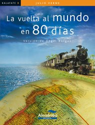 Cubierta del libro La vuelta al mundo en 80 días