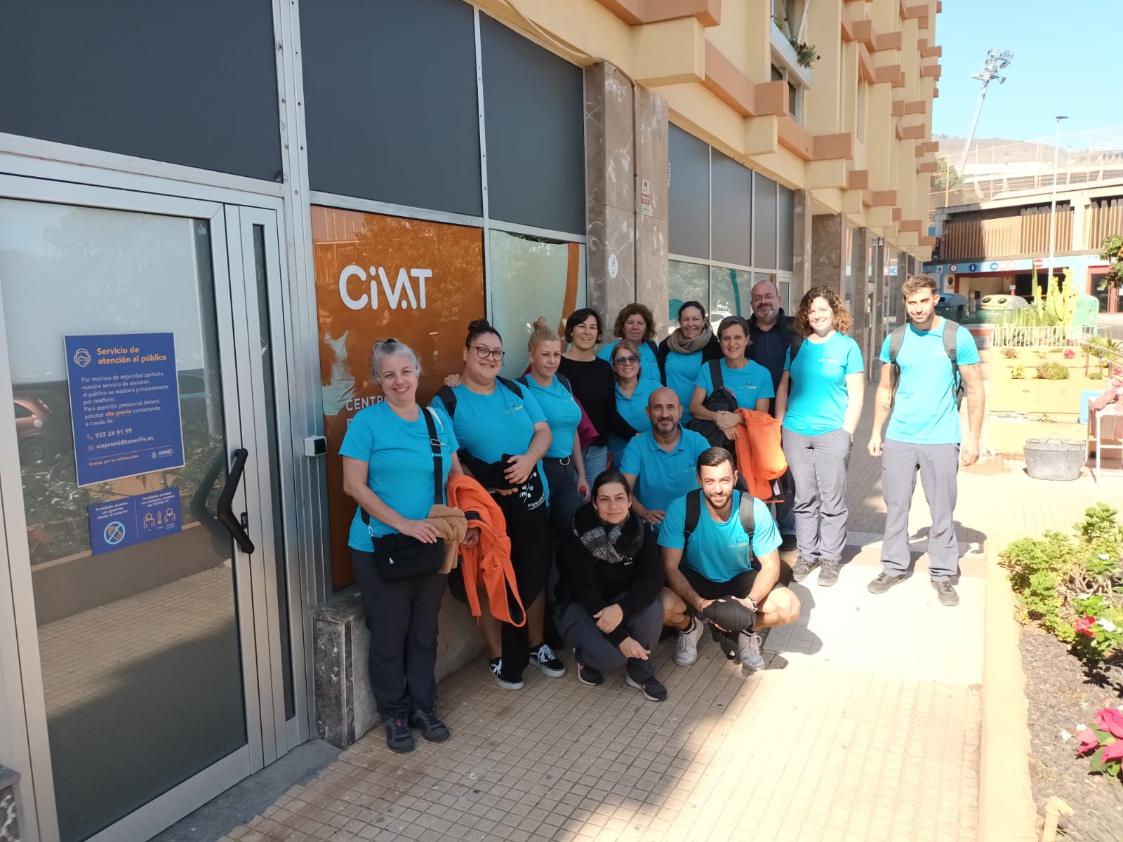 Alumnado del PFAE de Güimar de Dinamización comunitaria