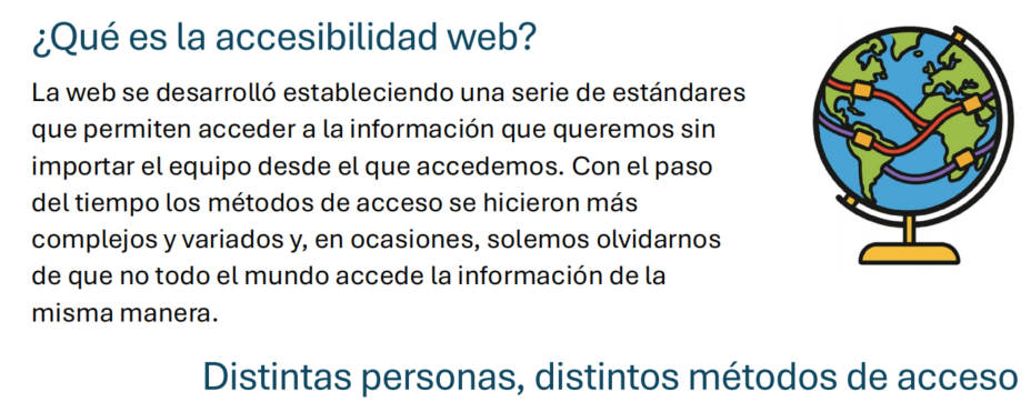 Imagen representativa de día de la accesibilidad web
