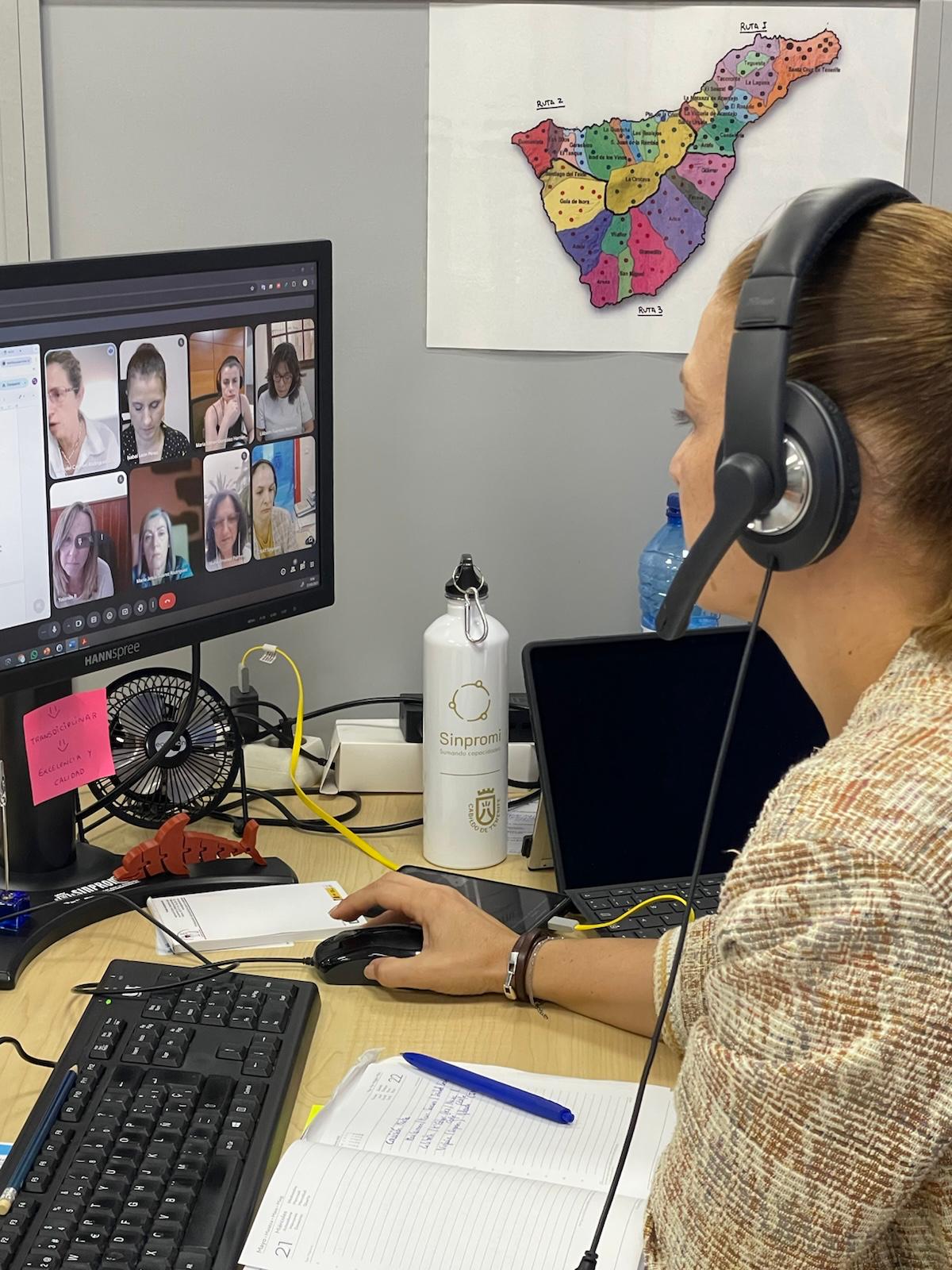 Virginia Glez. Rosquete de Sinpromi integrante de la Comisión Mixta.