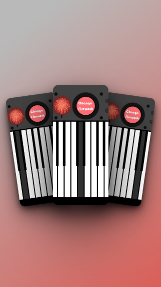 Captura número 1 de la aplicación Fireworks Piano