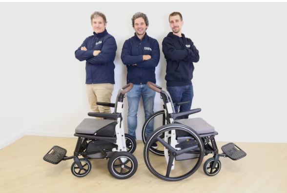 De izquierda a derecha, el equipo de Kmina. Alejandro Vaño, Ignacio Mañero y Francisco Serrano