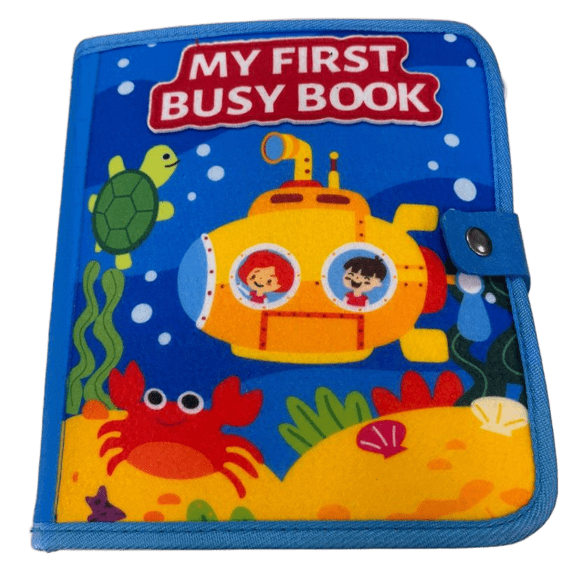Libro Montessori con dibujos infantiles