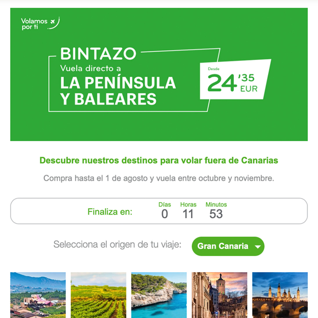 Agencia Online Binter Canarias