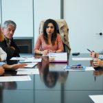 Reunión de la consejera de Acción Exterior del Cabildo en la sede de Fifede