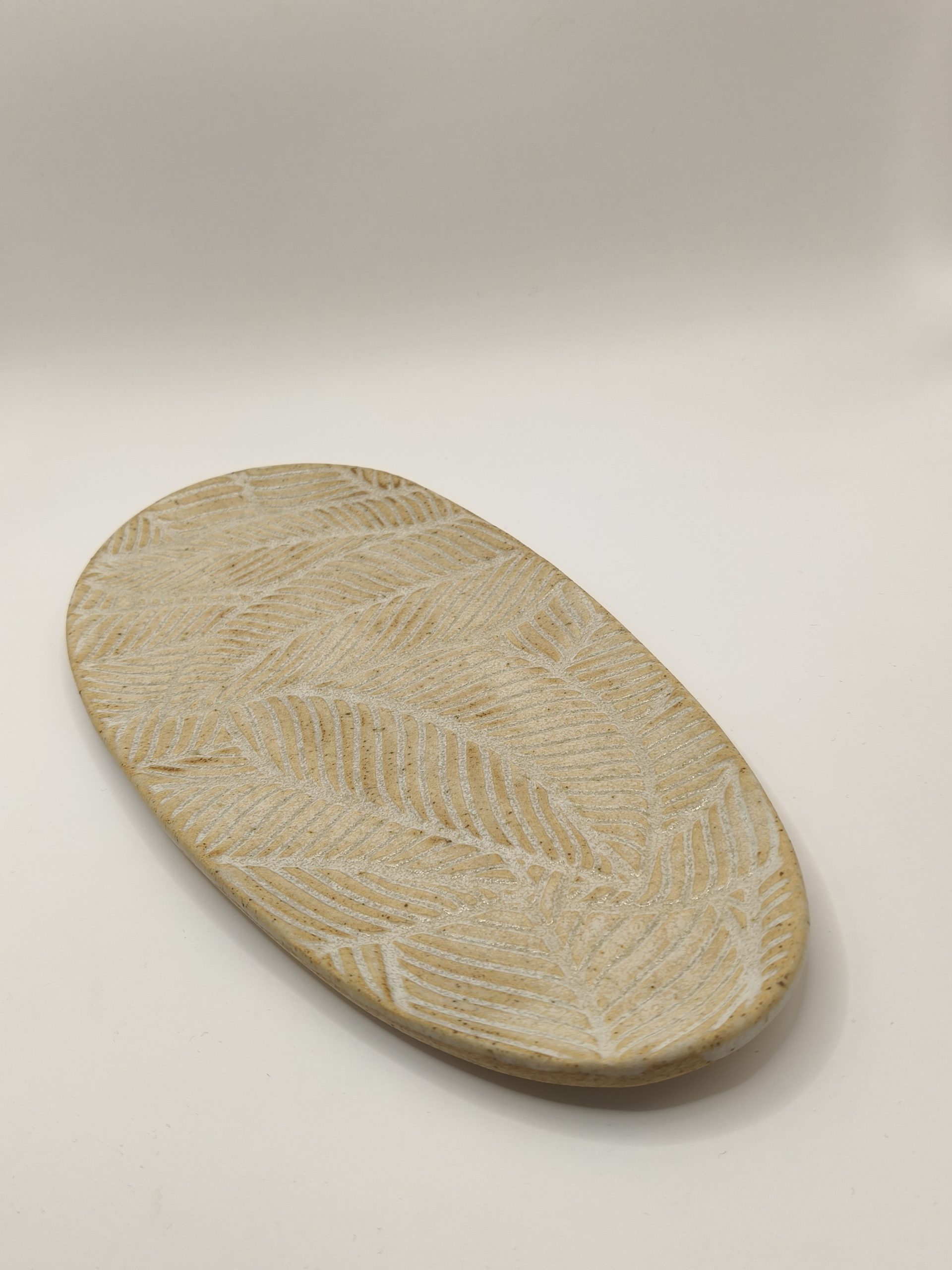 Imagen por defecto para Bandeja - RELIEVE PALM - Crema - CREPA001A