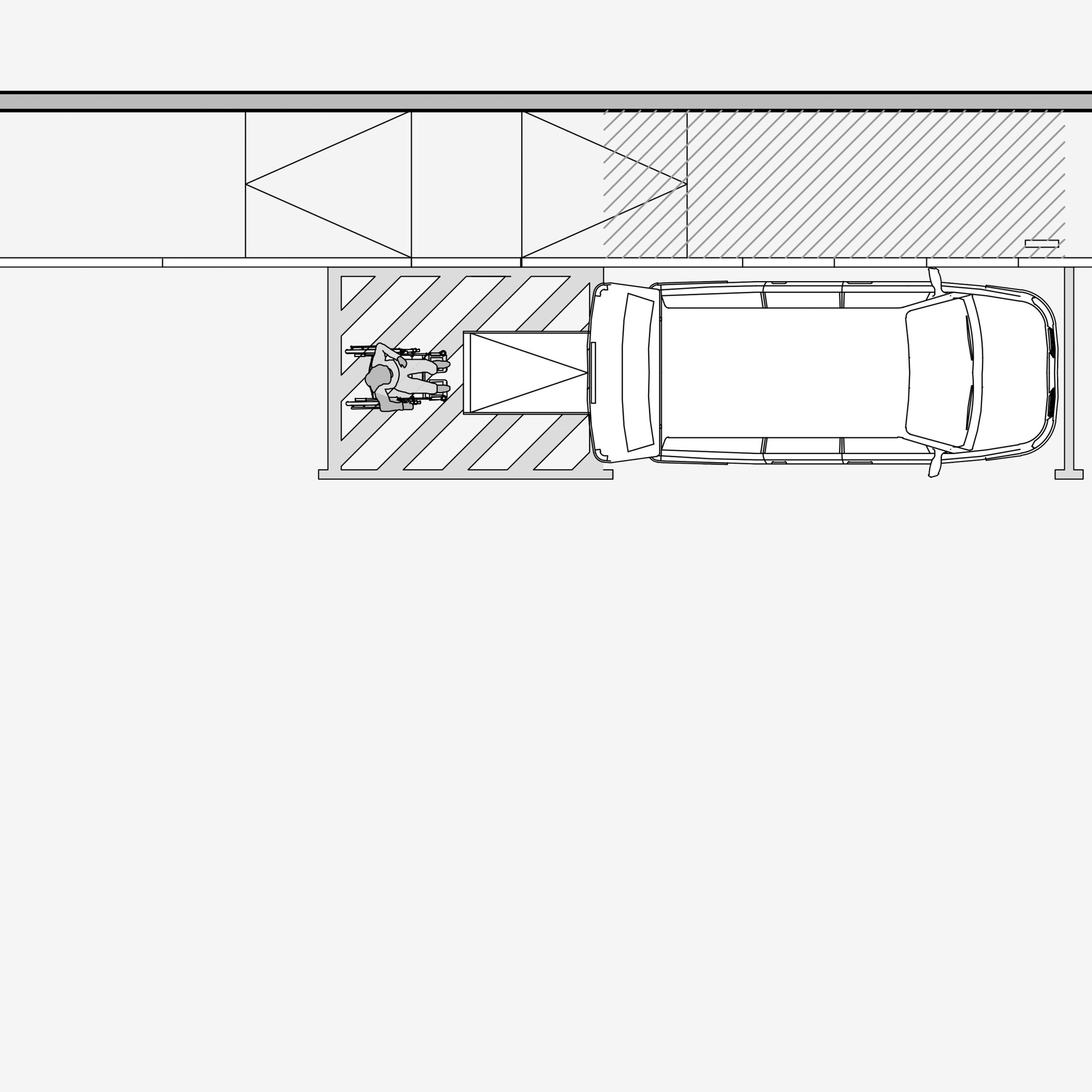 Plaza Línea Acera Menor